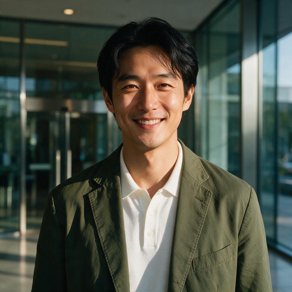 AI-generated man asian Business Casual sample headshot