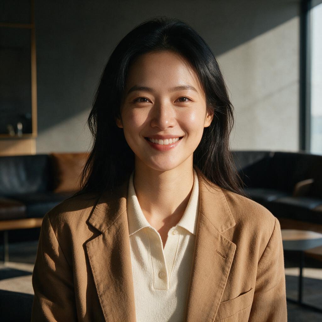 AI-generated woman asian Business Casual sample headshot